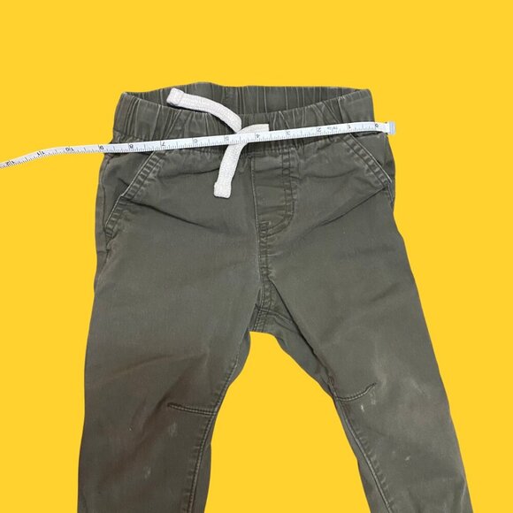 Cat & Jack Olive Green Toddler Jogger Pants | Size 2T | Comfy Elastic Waist - Picture 4 of 8